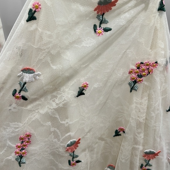 Majorelle size Small floral printed cream dress - Picture 4 of 4